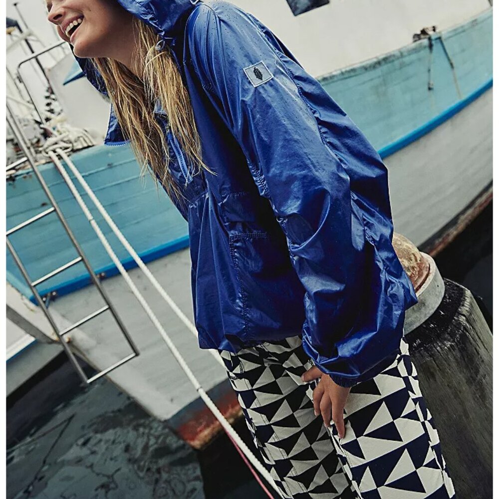 Fp Movement Spring Showers Packable Solid Rain Ja… - image 7